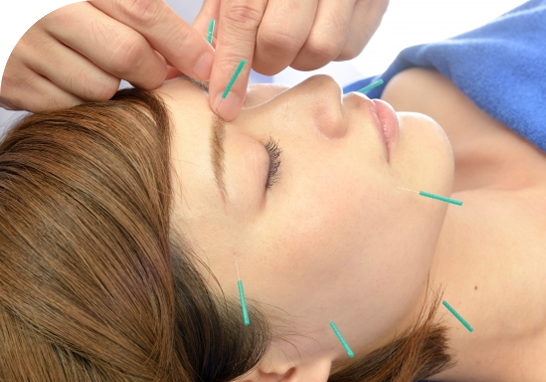 施術を受けている様子